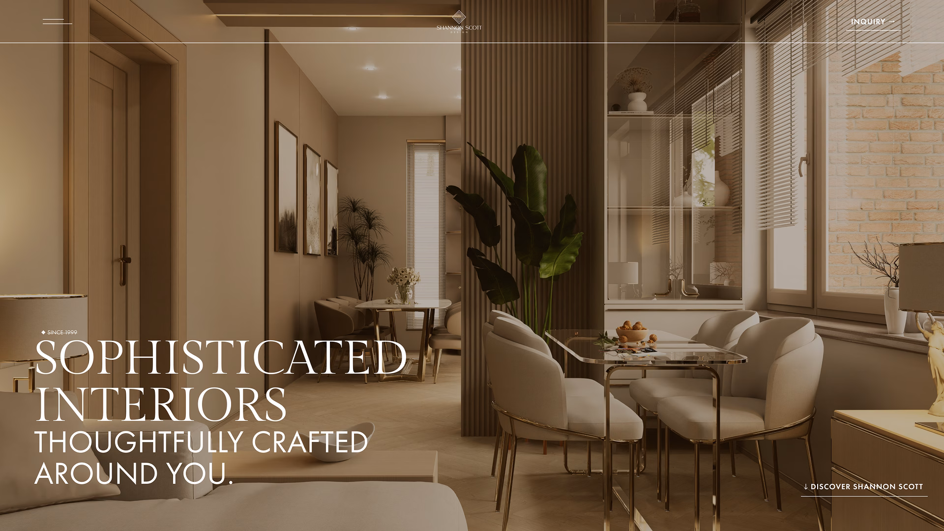 Shannon Scott Design homepage cover